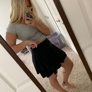 Black Skater Skirt